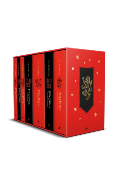 Estuche Harry Potter Gryffindor (Harry Potter ediciones de las casas de Hogwarts 1-7)