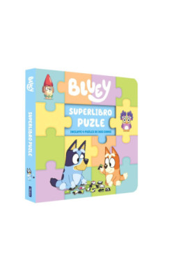 Bluey. Libro juguete - Bluey. Libro juguete - Libro de rompecabezas. ¡Incluye 4 rompecabezas doble cara!