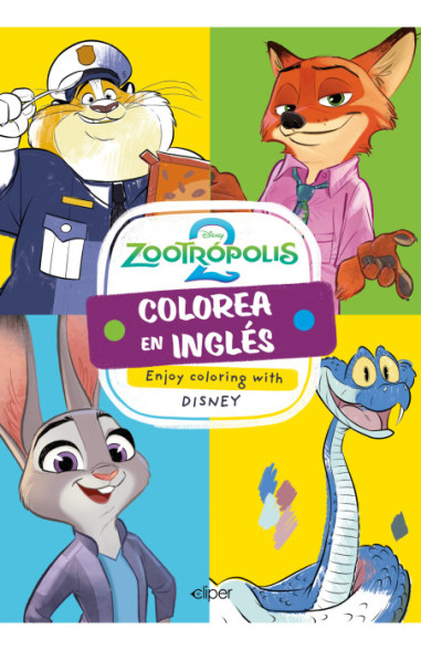 Zootrópolis 2. Colorea en inglés...