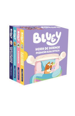 Bluey. Libro juguete - Hora de dormir. Pequeña biblioteca (edición en español)