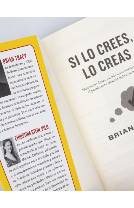 Si lo Crees lo Creas + Señalador - Brian Tracy - Libros Atalaya