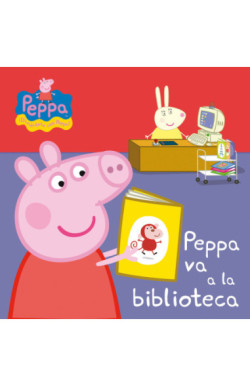 Peppa Pig. Libro de cartón - Peppa va a la biblioteca